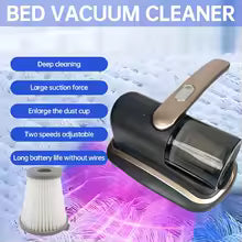 Mattress Vacuum Cleaner | Wireless Handheld Vacuum | UV-C Mattress Cleaner | HEPA Filter Vacuum | Cordless Mattress Vacuum | Bedding Vacuum Cleaner | Handheld Fabric Vacuum | Sofa Cleaning Vacuum | Portable Mattress Cleaner | Home Cleaning Vacuum