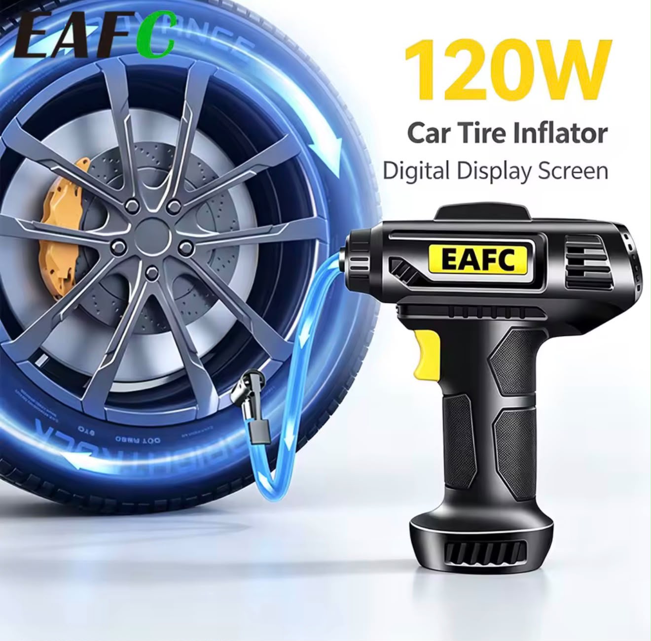 Car Tire Inflator | Wireless Air Compressor | Portable Tire Pump | Digital Tire Inflator | Cordless Air Pump | Car Air Compressor | Portable Air Inflator | Intelligent Tire Pump | Rechargeable Tire Inflator | Digital Air Compressor