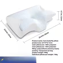 Butterfly Memory Foam Cervical Neck Pillow