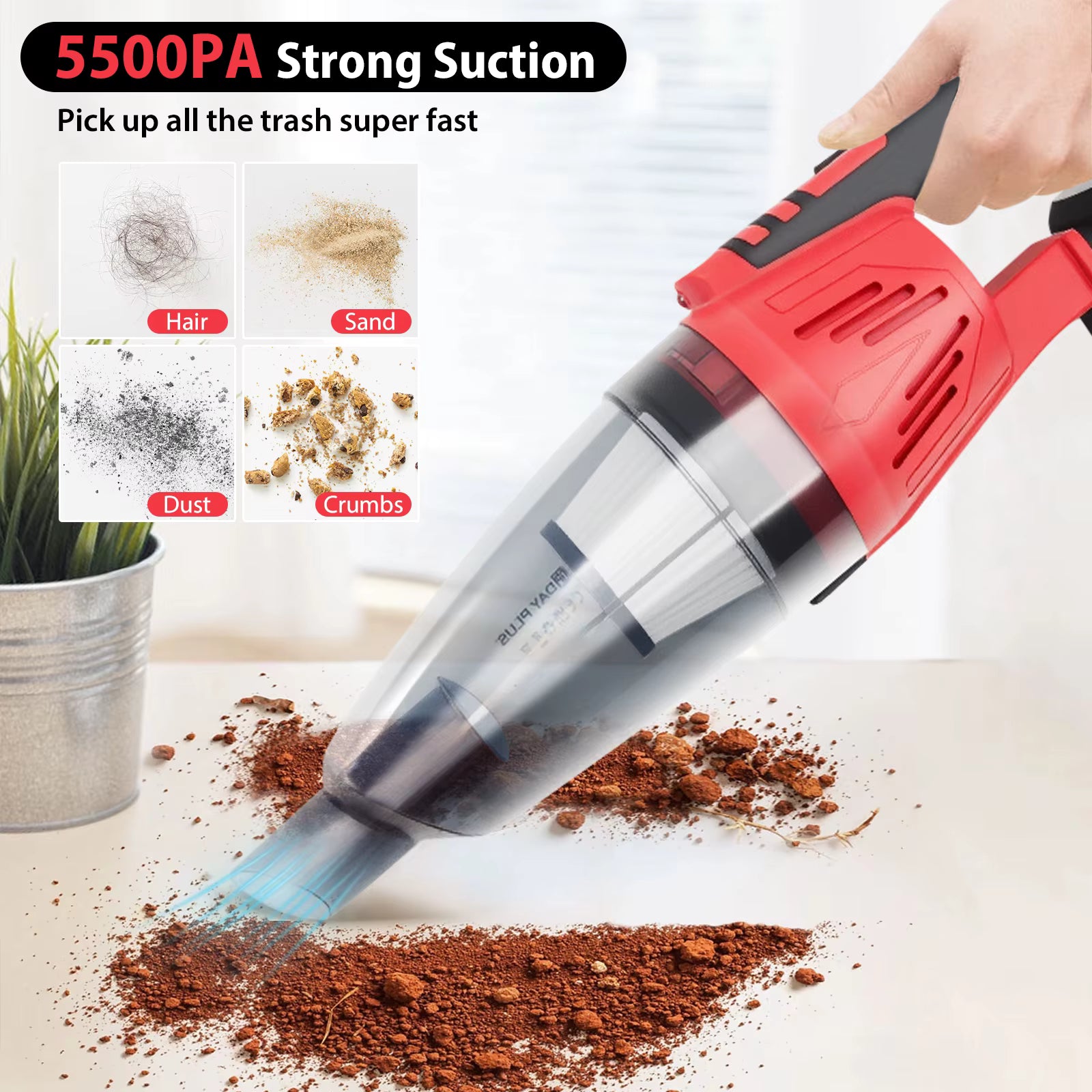 Cordless Vacuum Cleaner 55KPA