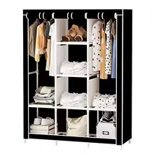 Canvas Wardrobe Clothes Closet Organizer