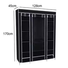 Canvas Wardrobe Clothes Closet Organizer