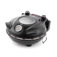 Pizza Oven, 14 In Electric Pizza Maker, 1600W Electric Pizzas Cooker With Cordierite Stone, 5-Mode Temperature Control, Viewing Window For Precise Cooking, Heats Up To 698 ˚F, For Home Kitchen
