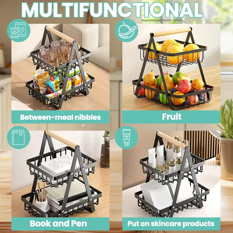 2-Tier Fruit Basket